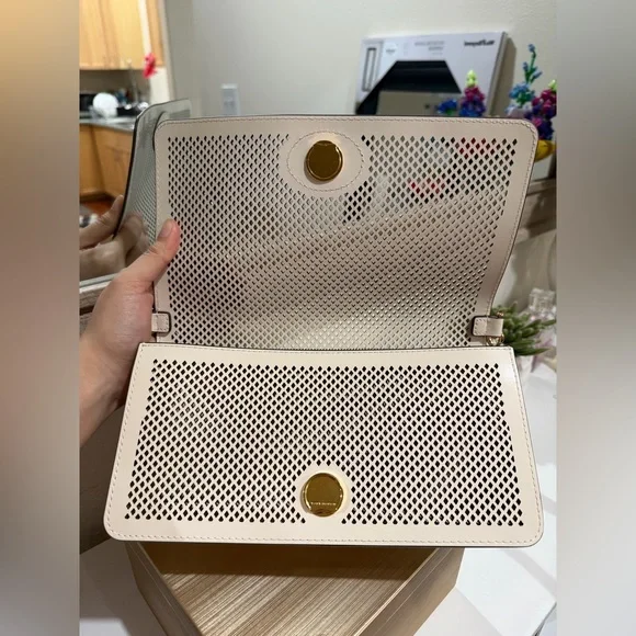 NWOT Tory Burch Perforated Crossbody/Shoulder Bag - Picture 8 of 8